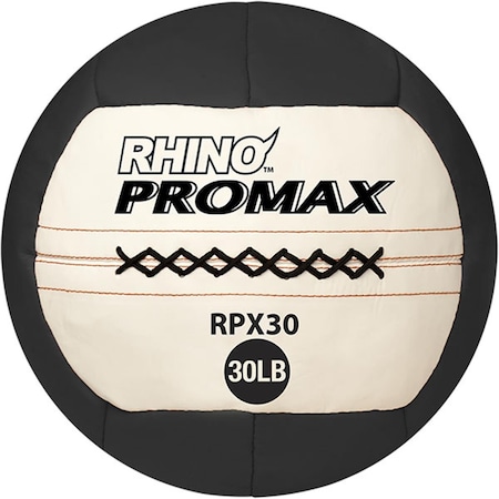 Champion Sports 30 lbs Rhino Promax Medicine Ball, Black CH55966